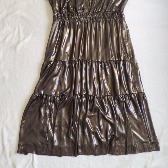 Anthropologie Somerset Maxi Dress Shine Edition 2X NEW Plus Size Metallic Maxi - Picture 7 of 11